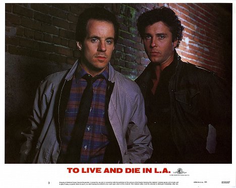 John Pankow, William Petersen - To Live and Die in L.A. - Lobby Cards