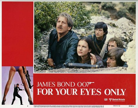 Chaim Topol, Carole Bouquet, Paul Angelis - For Your Eyes Only - Lobby Cards