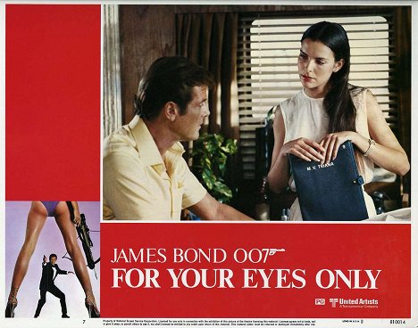 Roger Moore, Carole Bouquet - James Bond 007 - In tödlicher Mission - Lobbykarten