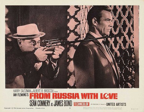 Pedro Armendáriz, Sean Connery - From Russia with Love - Lobbykaarten