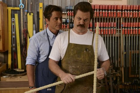 Rob Lowe, Nick Offerman - Parks and Recreation - Caries contre fluor - Film