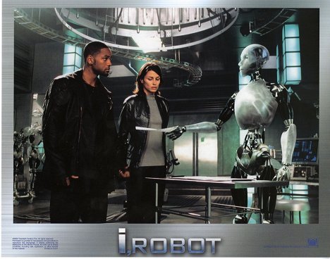 Will Smith, Bridget Moynahan - I, Robot - Cartes de lobby
