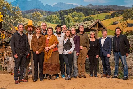 Ulrich Noethen, Marianne Sägebrecht, Ali Samadi Ahadi, Max Herbrechter - Pettersson und Findus - Kleiner Quälgeist, große Freundschaft - Tournage