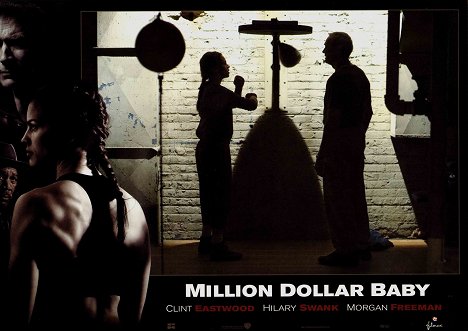 Hilary Swank, Clint Eastwood - Million Dollar Baby - Sonhos Vencidos - Cartões lobby