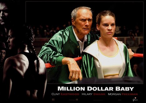 Clint Eastwood, Hilary Swank - Million Dollar Baby - Sonhos Vencidos - Cartões lobby