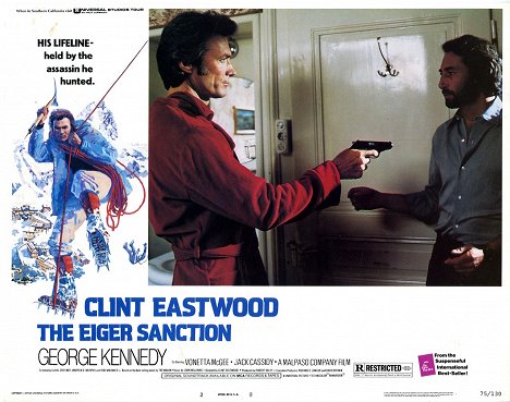 Clint Eastwood, Jean-Pierre Bernard - The Eiger Sanction - Lobby Cards