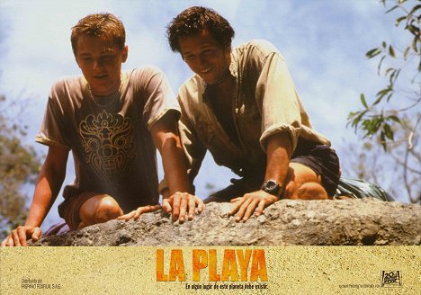 Leonardo DiCaprio, Guillaume Canet - The Beach - Lobbykarten