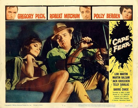 Barrie Chase, Robert Mitchum - Cape Fear - Lobby Cards