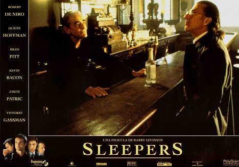 Vittorio Gassman, Dustin Hoffman - Sleepers - Cartes de lobby