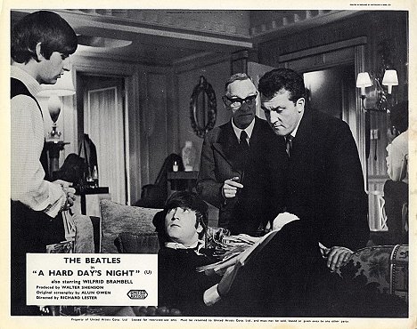 Ringo Starr, John Lennon, Wilfrid Brambell - A Hard Day's Night - Lobby Cards