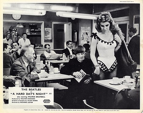 Wilfrid Brambell, Ringo Starr - A Hard Day's Night - Lobby Cards