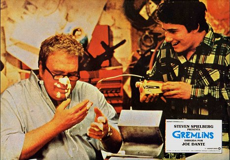 Hoyt Axton, Zach Galligan - Gremlins - Fotocromos