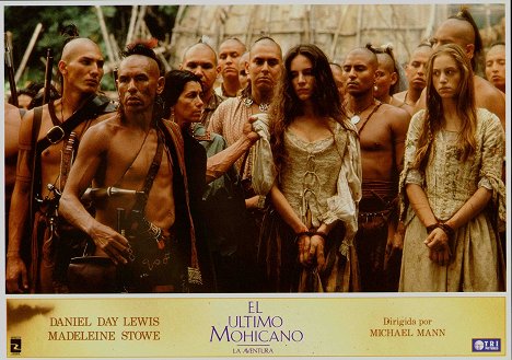 Wes Studi, Madeleine Stowe, Jodhi May - The Last of the Mohicans - Lobbykaarten