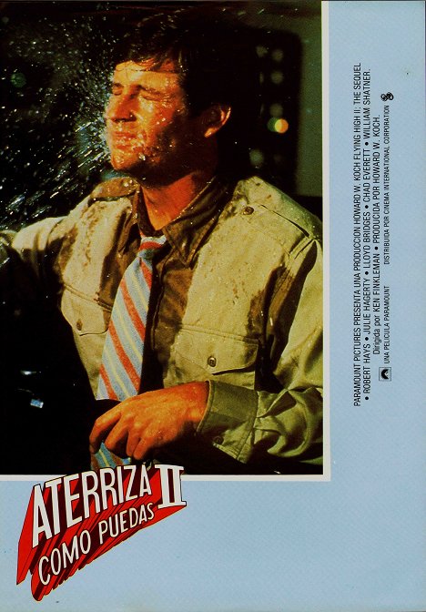 Robert Hays - Aeroplano II: A Loucura Continua - Cartões lobby