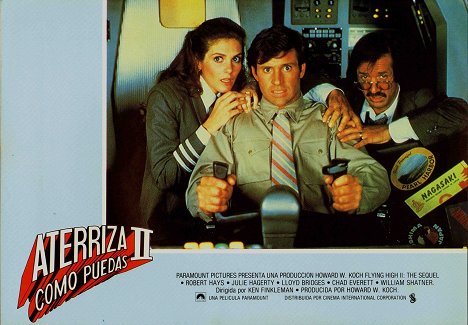 Julie Hagerty, Robert Hays, Sonny Bono - Airplane II: The Sequel - Lobbykaarten