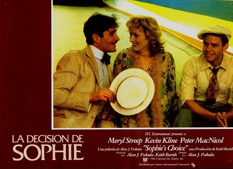 Kevin Kline, Meryl Streep, Peter MacNicol - Sophies Entscheidung - Lobbykarten