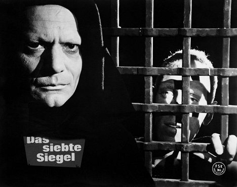 Bengt Ekerot, Max von Sydow - The Seventh Seal - Lobby Cards