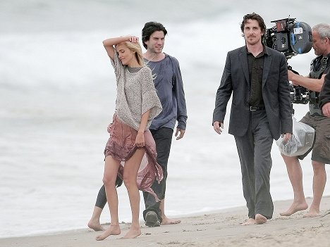 Isabel Lucas, Wes Bentley, Christian Bale - Knight of Cups - Dreharbeiten