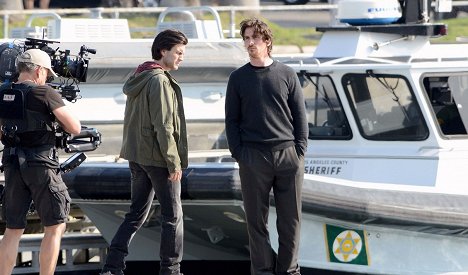 Wes Bentley, Christian Bale - Knight of Cups - Tournage