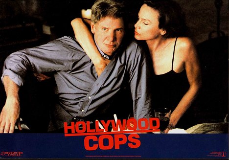 Harrison Ford, Lena Olin - Hollywood Cops - Lobbykarten