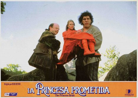 Wallace Shawn, Robin Wright, André the Giant - The Princess Bride - Lobbykaarten
