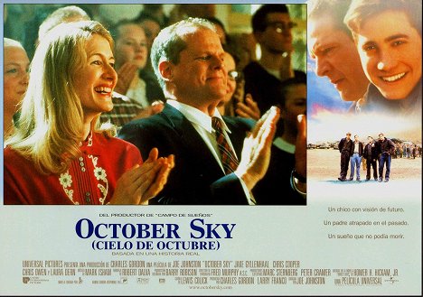 Laura Dern, Don Henderson Baker - October Sky - Lobbykarten