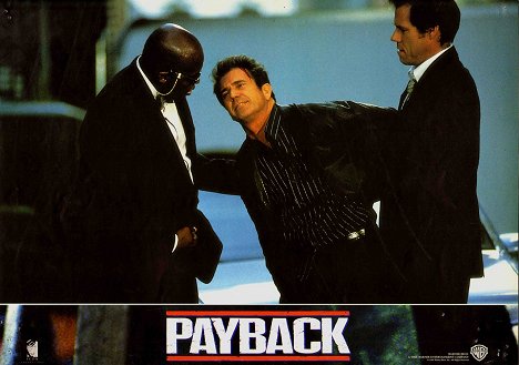 Bill Duke, Mel Gibson, Jack Conley - Payback - Fotocromos