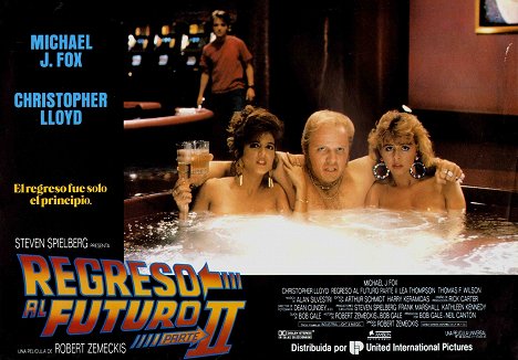 Michael J. Fox, Tracy Dali, Tom Wilson - Back to the Future Part II - Lobbykaarten