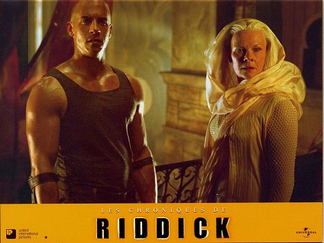 Vin Diesel, Judi Dench - The Chronicles of Riddick - Lobby Cards