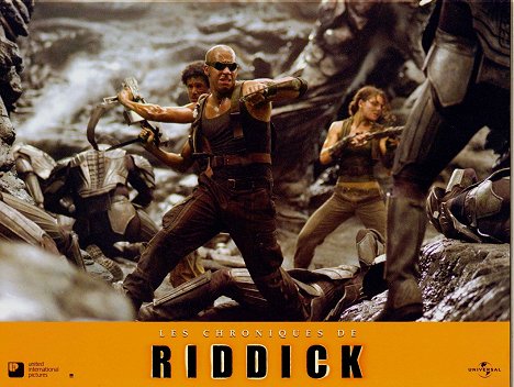 Vin Diesel, Alexa Davalos - As Crónicas de Riddick - Cartões lobby