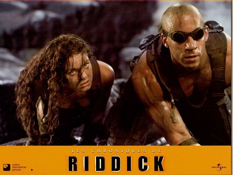 Alexa Davalos, Vin Diesel - Les Chroniques de Riddick - Cartes de lobby