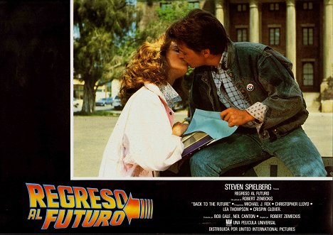 Claudia Wells, Michael J. Fox - Back to the Future - Lobby Cards