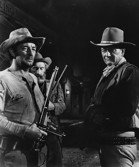 Robert Mitchum, Arthur Hunnicutt, John Wayne - El Dorado - De la película