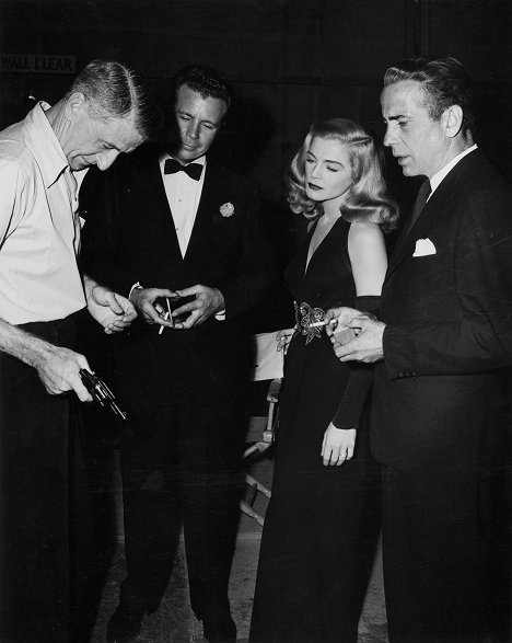 Lizabeth Scott, Humphrey Bogart - Dead Reckoning - Making of