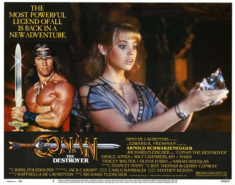 Olivia d'Abo - Conan the Destroyer - Lobbykaarten