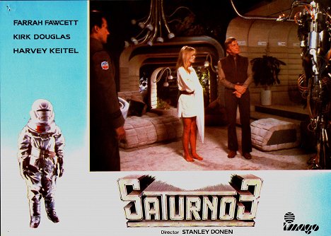 Farrah Fawcett, Kirk Douglas - Saturn City - Lobbykarten