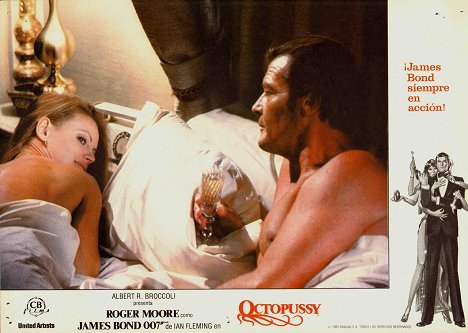 Kristina Wayborn, Roger Moore - James Bond - Octopussy - Lobbykarten