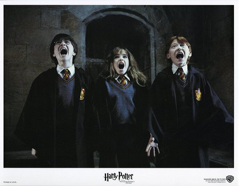 Daniel Radcliffe, Emma Watson, Rupert Grint - Harry Potter und der Stein der Weisen - Lobbykarten