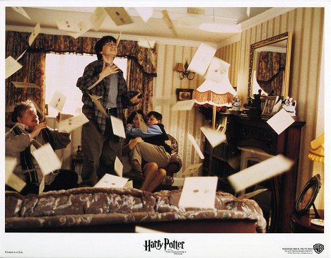 Richard Griffiths, Daniel Radcliffe, Fiona Shaw, Harry Melling - Harry Potter à l'école des sorciers - Cartes de lobby
