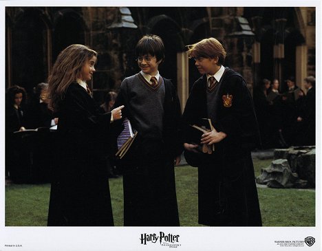 Emma Watson, Daniel Radcliffe, Rupert Grint - Harry Potter és a bölcsek köve - Vitrinfotók