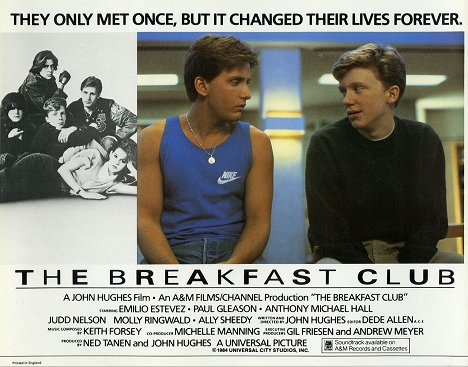 Emilio Estevez, Anthony Michael Hall - The Breakfast Club - Lobbykaarten