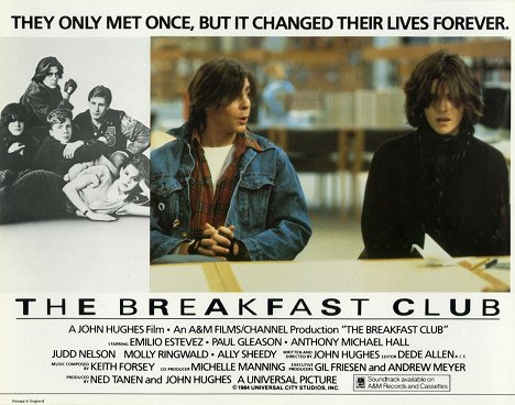 Judd Nelson, Ally Sheedy - The Breakfast Club - Lobbykaarten