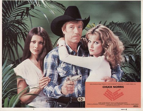Camila Griggs, Chuck Norris, Mary Louise Weller - Forced Vengeance - Lobby Cards