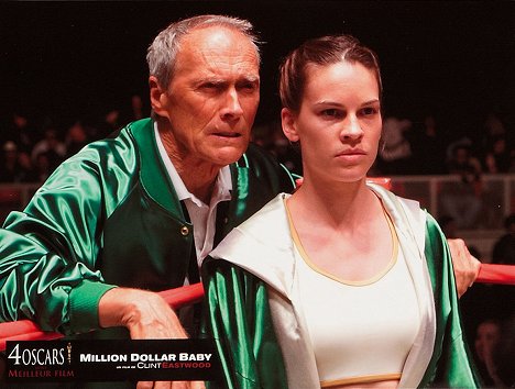 Clint Eastwood, Hilary Swank - Million Dollar Baby - Cartes de lobby