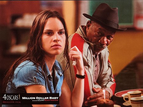 Hilary Swank, Morgan Freeman - Million Dollar Baby - Sonhos Vencidos - Cartões lobby