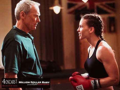 Clint Eastwood, Hilary Swank - Million Dollar Baby - Lobbykarten