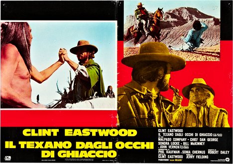 Clint Eastwood, Chief Dan George - Der Texaner - Lobbykarten