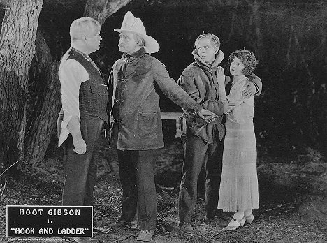 Edwards Davis, Hoot Gibson, Mildred June - Hook and Ladder - Lobby Cards