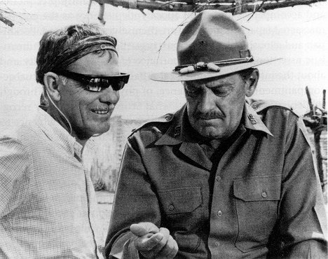Sam Peckinpah, William Holden - A Quadrilha Selvagem - De filmagens