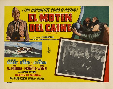 Robert Francis, Fred MacMurray - The Caine Mutiny - Lobby Cards